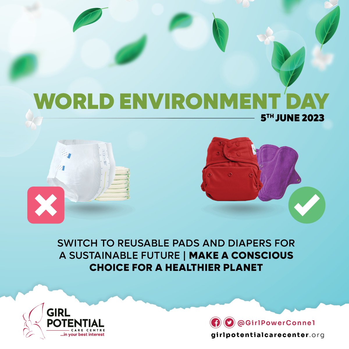 GirlPowerConne1's tweet photo. With disposable pads &amp; diapers use on the rise, can Uganda go back to using reusable materials for babies &amp; women to save the environment, How can we entice the world to choose protecting the environment  @GreenShero1 @theiris_project @NatuReS_UG 
#WorldEnvironmentDay https://t.co/oRdJqiXa3U
