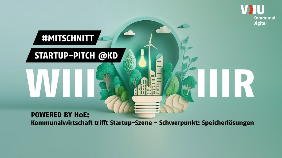 KommunalDigital (@kommunaldigital) on Twitter photo #Kommunalwirtschaft trifft #Startup-Szene - Schwerpunkt: #Speicherlรถsungen. Mit der Reihe Startup-Pitch <a href="/KD/">Kendra D</a> bringt VKU KommunalDigital und das <a href="/HoE_Hessen/">House of Energy e.V.</a> kommunale Unternehmen mit relevanten Startups zusammen. Gewonnen hat <a href="/KraftblockE/">Kraftblock</a> ๐kommunaldigital.de/news/kommunalwโฆ #Kommunalwirtschaft trifft #Startup-Szene - Schwerpunkt: #Speicherlรถsungen. Mit der Reihe Startup-Pitch <a href="/KD/">Kendra D</a> bringt VKU KommunalDigital und das <a href="/HoE_Hessen/">House of Energy e.V.</a> kommunale Unternehmen mit relevanten Startups zusammen. Gewonnen hat <a href="/KraftblockE/">Kraftblock</a> ๐kommunaldigital.de/news/kommunalwโฆ