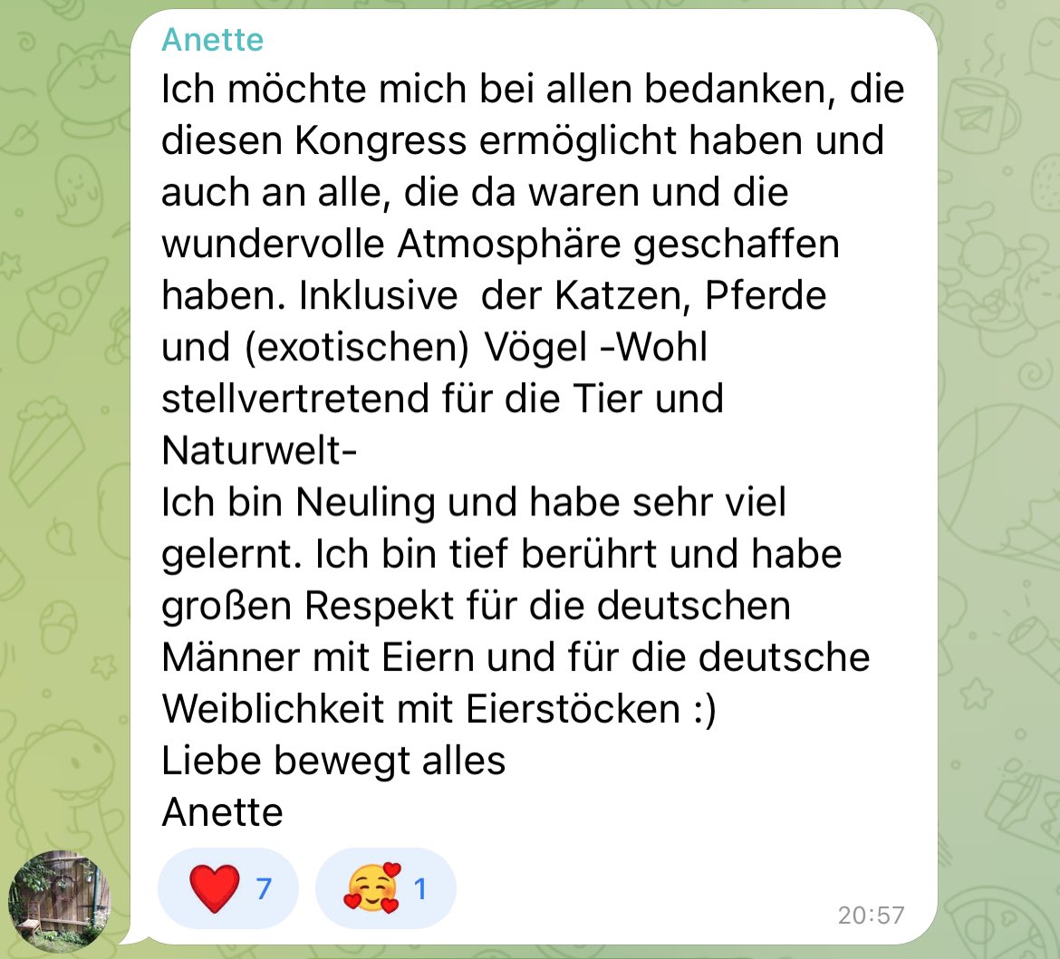 soulmib's tweet photo. In #Worbis war #Reichsbürger-Kongress… war wohl ganz gut.
„Ich bin tief berührt und habe großen Respekt für die deutschen Männer mit Eiern und für die deutsche Weiblichkeit mit Eierstöcken :)
Liebe bewegt alles“
#Eichsfeld #Thüringen
🗞️ https://t.co/xXwcpCfK0r https://t.co/U358s5IrYx