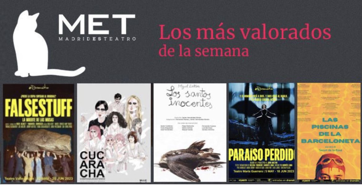 radio_rara's tweet photo. LAS PISCINAS DE LA BARCELONETA 
de Secun de la Rosa, 
entre Los Más Valorados 
según MET @TEATROMADRID 

Madrid,  @Teatro_Infanta 
Miércoles, Jueves y Viernes. 20:00 h.
Más info: https://t.co/RM6zqGEhTm

#laspiscinasdelabarceloneta
@secundelarosa https://t.co/e5v83FcXg2