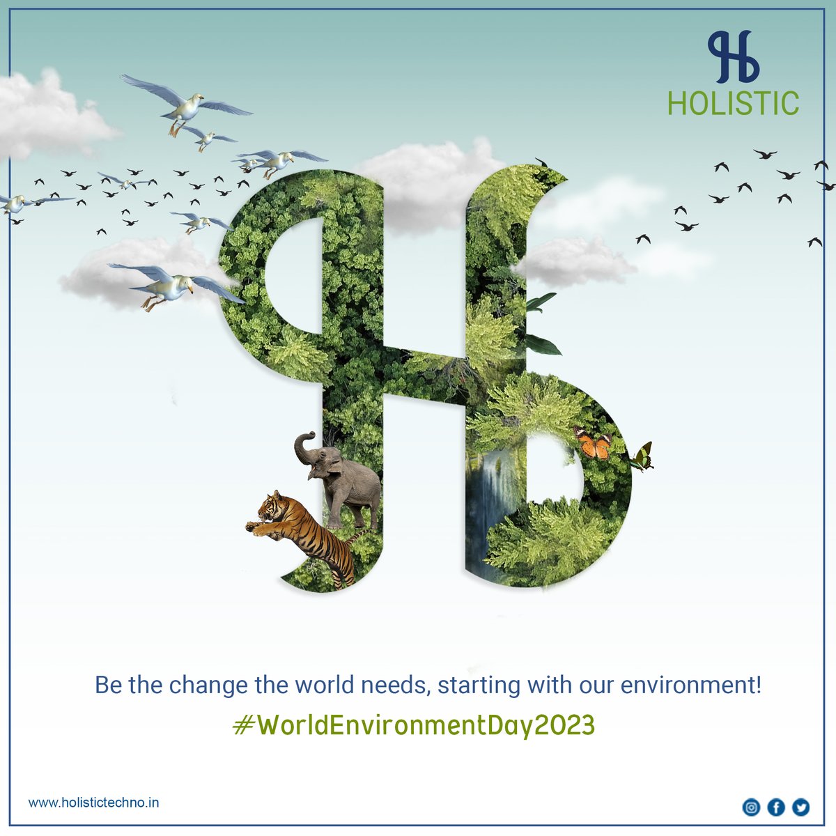 HolisticTechno's tweet photo. Building a greener tomorrow, one step at a time!  Happy World Environment Day from Holistic Technoengineers As we construct a better future, we are committed to beating plastic pollution.  #WorldEnvironmentDay #BeatPlasticPollution #sustainableconstruction #htpl #holistictechno https://t.co/YTlj0hGy0F