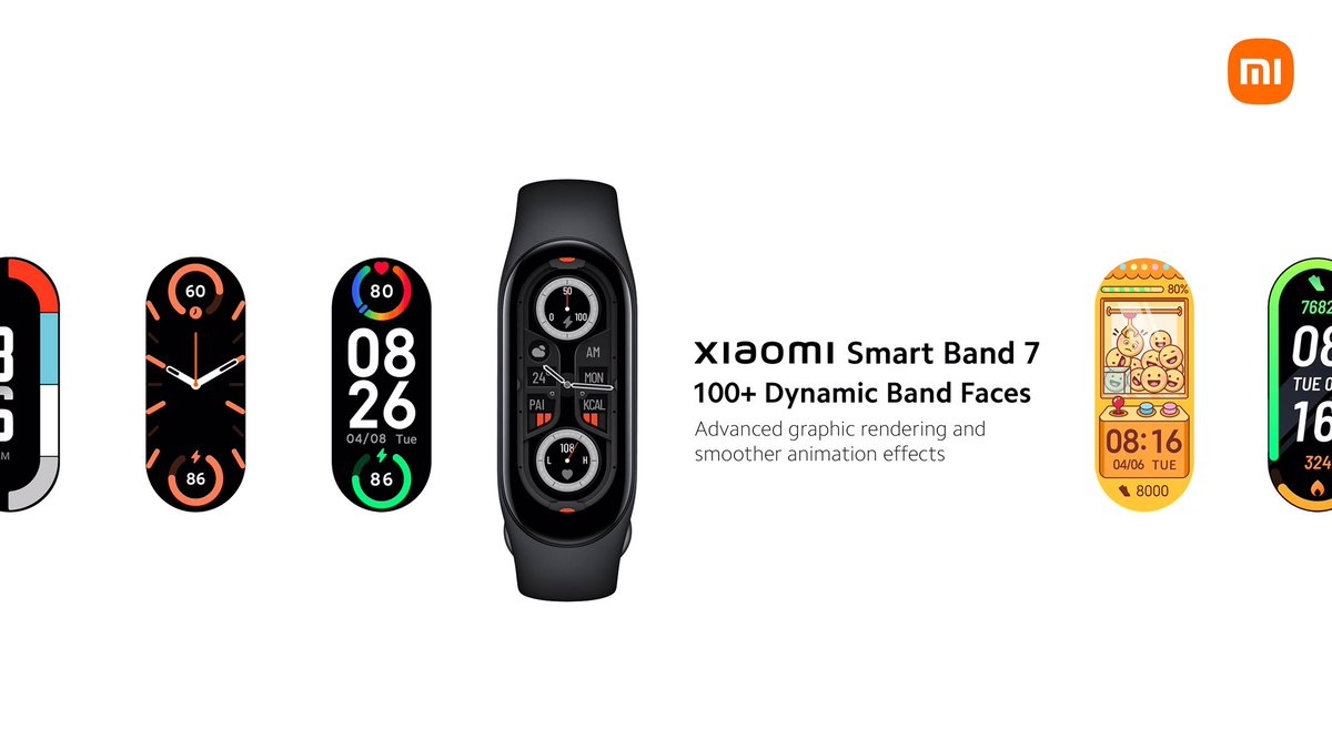 xiaomi_uganda's tweet photo. The #XiaomiSmartBand7 has 25% more viewing area experience, and 100% levels brightness adjustment for your enjoyment 💪 https://t.co/hn69PdgPWF