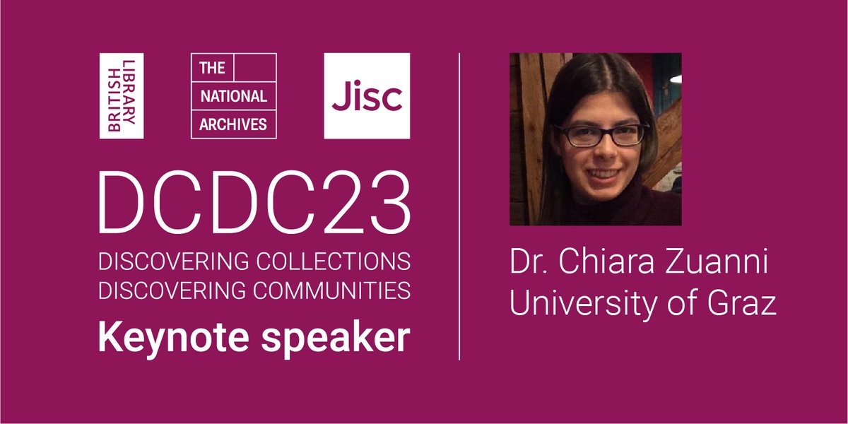 We are pleased to announce @kia_z as a keynote speaker for #DCDC23! Join her and other leading academics to explore new ways of enhancing cross-sector collaboration. Find out more now 👉 ji.sc/3Mvt0Nv – with @UkNatArchives @britishlibrary