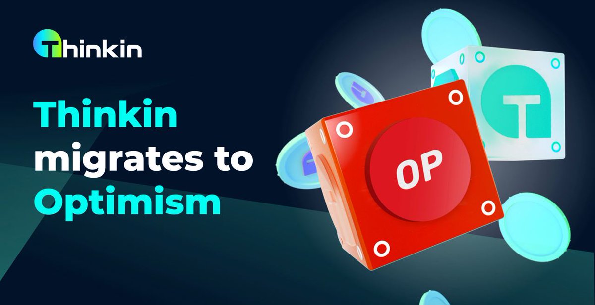 Thinkin is expanding its launchpad platform to @optimismFND, a leading layer 2 ETH scaling solution.🤝

By this integration, we aim to unlock the full potential of Web3 with faster transactions, lower fees, &amp; improved scalability Thinkin's launchpad. 👇(1/5)