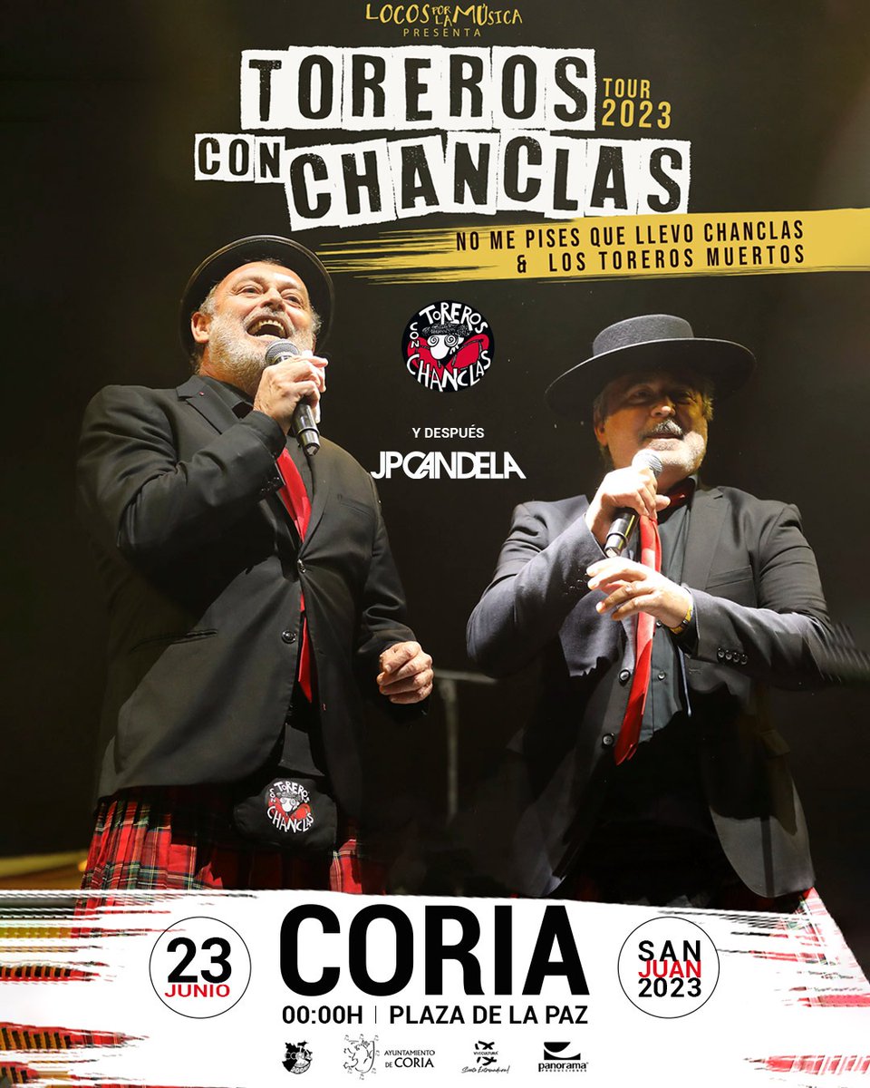 PanoramaProducc's tweet photo. 📢📢FIESTAS DE SAN JUAN en CORIA📢📢
¡¡¡¡Menudas FIESTAS DE SAN JUAN le espera a la ciudad de CORIA!!!!
Todo tipo de artistas y de géneros para no dejar a nadie indiferente.
🗓DÍa 17 y del 23 al 27 de junio.
📌Plaza de la Paz de Coria.
🔥Feliz San Juan🔥
@Ayto_de_Coria https://t.co/DXBM6lDWlU