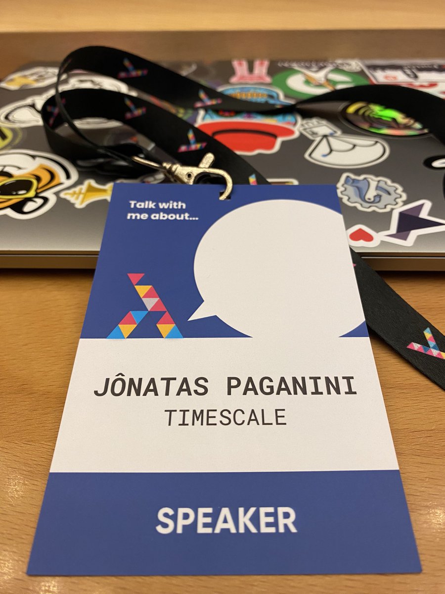 I just arrived at <a href="/LambdaDays/">Lambda Days</a>! So happy to be here! Today I’ll have my talk about functional programming with SQL using the <a href="/TimescaleDB/">Timescale (now TigerData)</a> toolkit 🤓