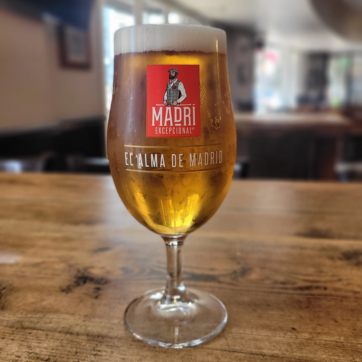 henryaddington's tweet photo. A new permanent fixture on our bar, Madri!  This Spanish style larger is crisp and fresh. Perfect for the sunny weather! sun☀️☀️☀️ https://t.co/okY3t23FGB