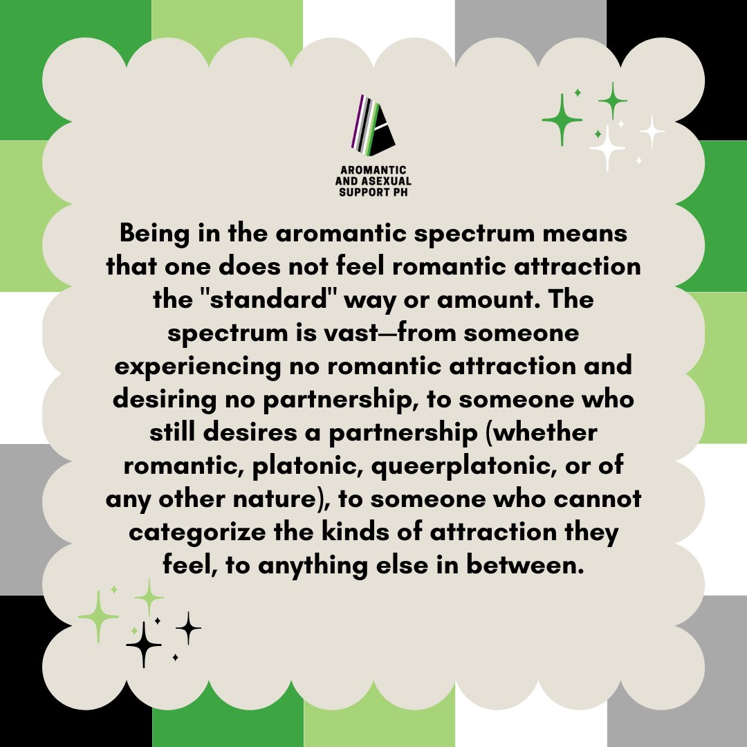 aroaceph's tweet photo. Happy Aromantic Visibility Day!

Today marks the very first celebration of Aromantic Visibility Day, founded by a small group of aromantic individuals to celebrate and raise awareness for aromanticism. https://t.co/rb2ZTheqWB