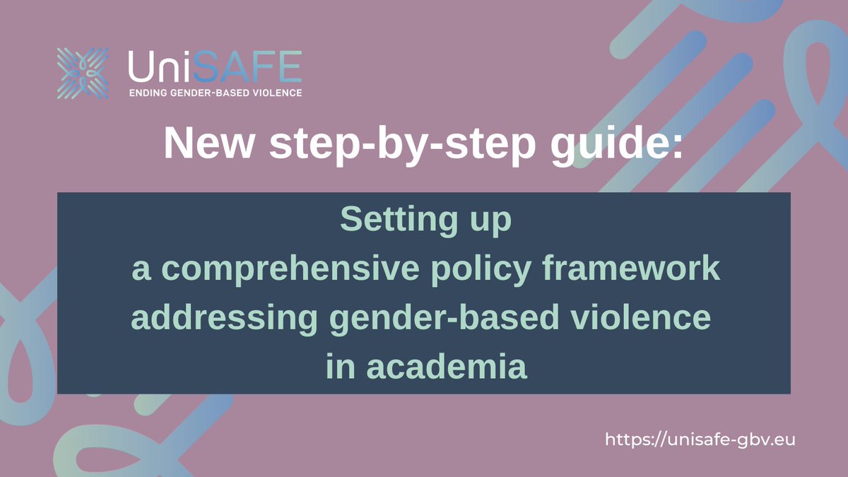 GenderSAFE_gbv's tweet photo. 📑We've been mentioning it in our #7P #Webinar Series. Check out our #GuidanceDocument on "Setting up a comprehensive #policy framework addressing #GenderbasedViolence in academia".
We hope it inspires you with your own #ActionPlan https://t.co/PHs0iE51zI https://t.co/LgD0Echus8