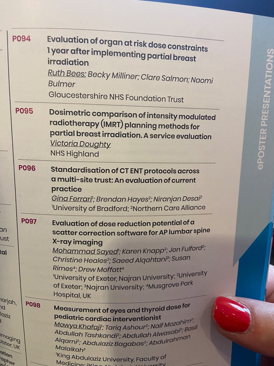 Proud to see our colleagues’ work on show at UKIO2023 

Well done <a href="/GFerrariRad/">Gina Ferrari</a>!