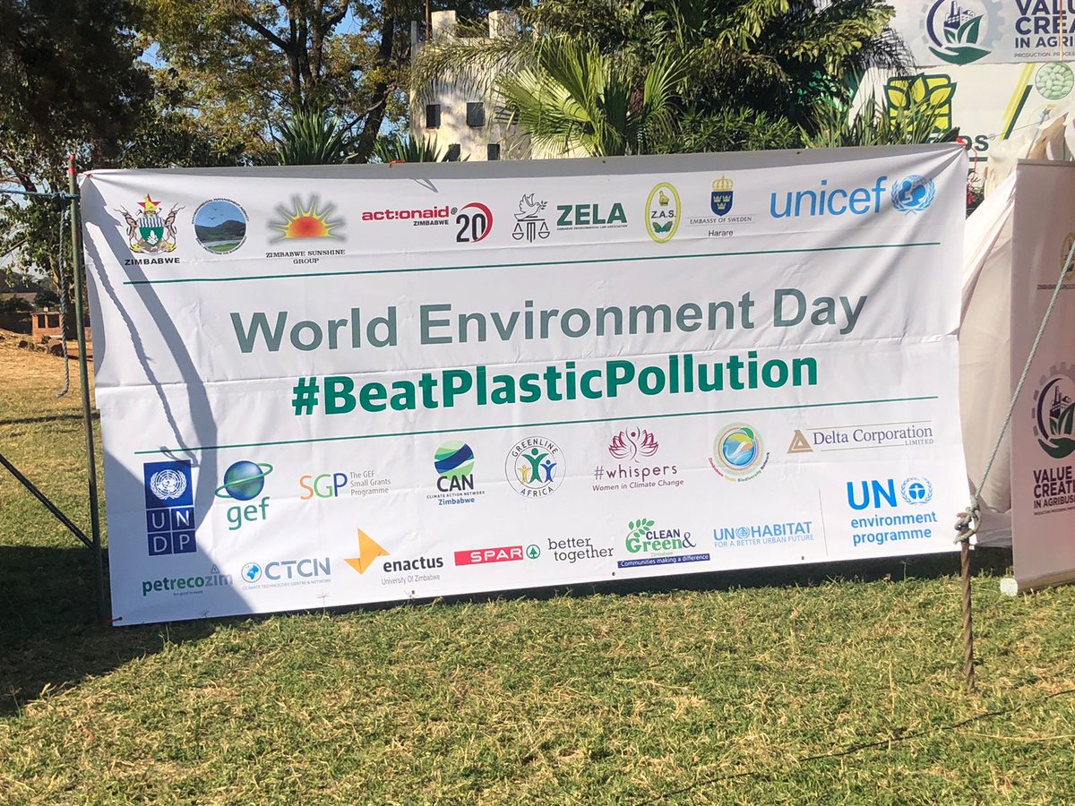CYNESA's tweet image. And we are #Onground today for the #WorldEnvironmentday live from #Zimbabwe 🇿🇼 #unep @DandadziTafara