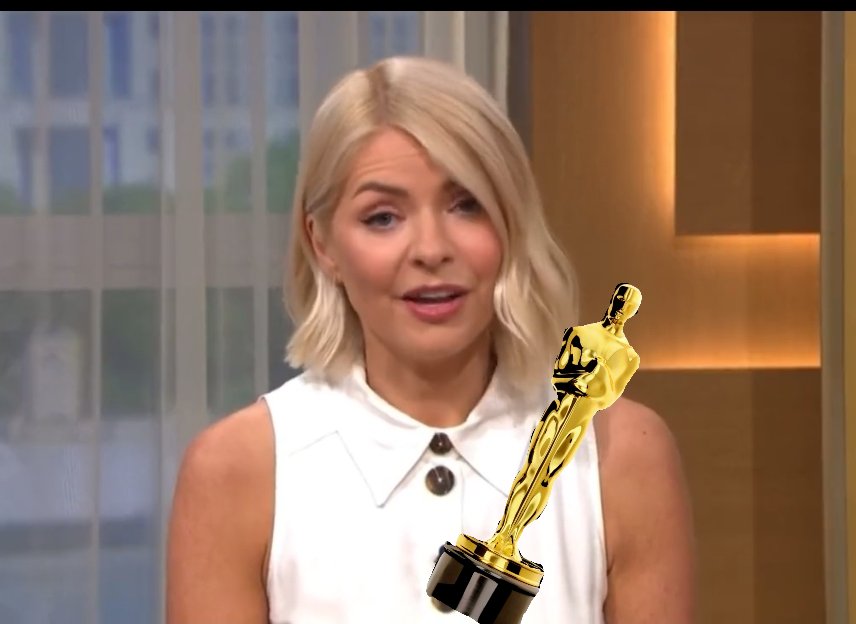 #ThisMorning
.... & Oscar performance goes to Holly Willoughby ... 
I would like to thank ITV, my producer husband & the auto que with my carefully worded statement by my lawyers!!