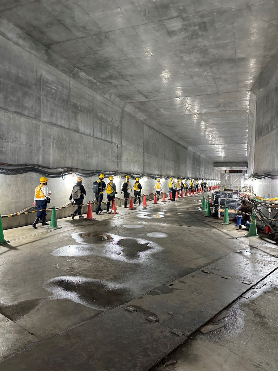 6月3日（土）夜、品川駅にてオールナイト鉄道工事見学ツアーを実施