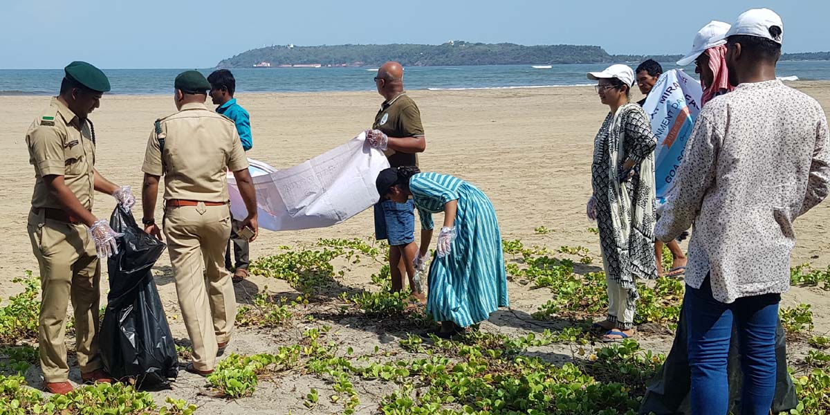 Beach Cleaning Campaign at Miramar Beach organized by Goa Science Centre (A Unit of NCSM) in collaboration with Forest Department, Goa during  World Environment Day Celebration.
@ncsmgoi
#AmritMahotsav
@MinOfCultureGoI
@kishanreddybjp
@M_Lekhi
@arjunrammeghwal
@secycultureGOI