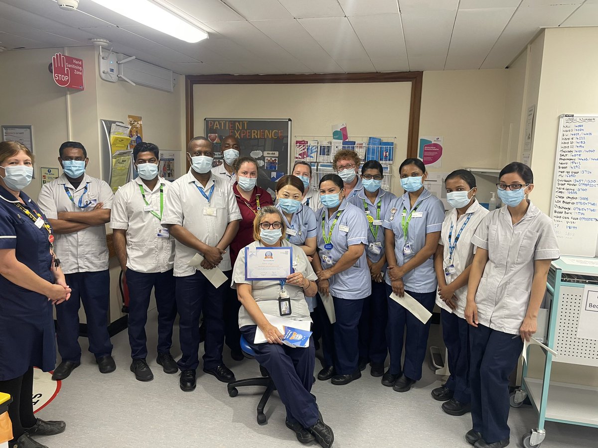 Well done to our lovely HCA Rachael for 5 years of NHS Service 🎉🎉