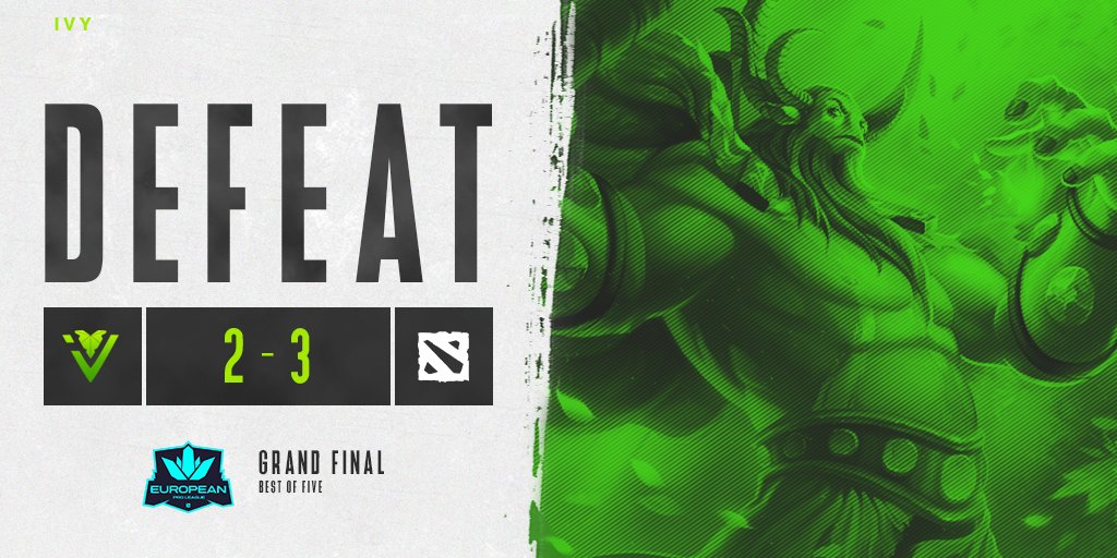 weareivygg's tweet photo. A crazy Grand Final, last night. And a bitter defeat just before the finish. 😔

GGWP  #exMonaspa!

#GrowStronger #EPL #Dota2 https://t.co/5KMXyE9ZrQ