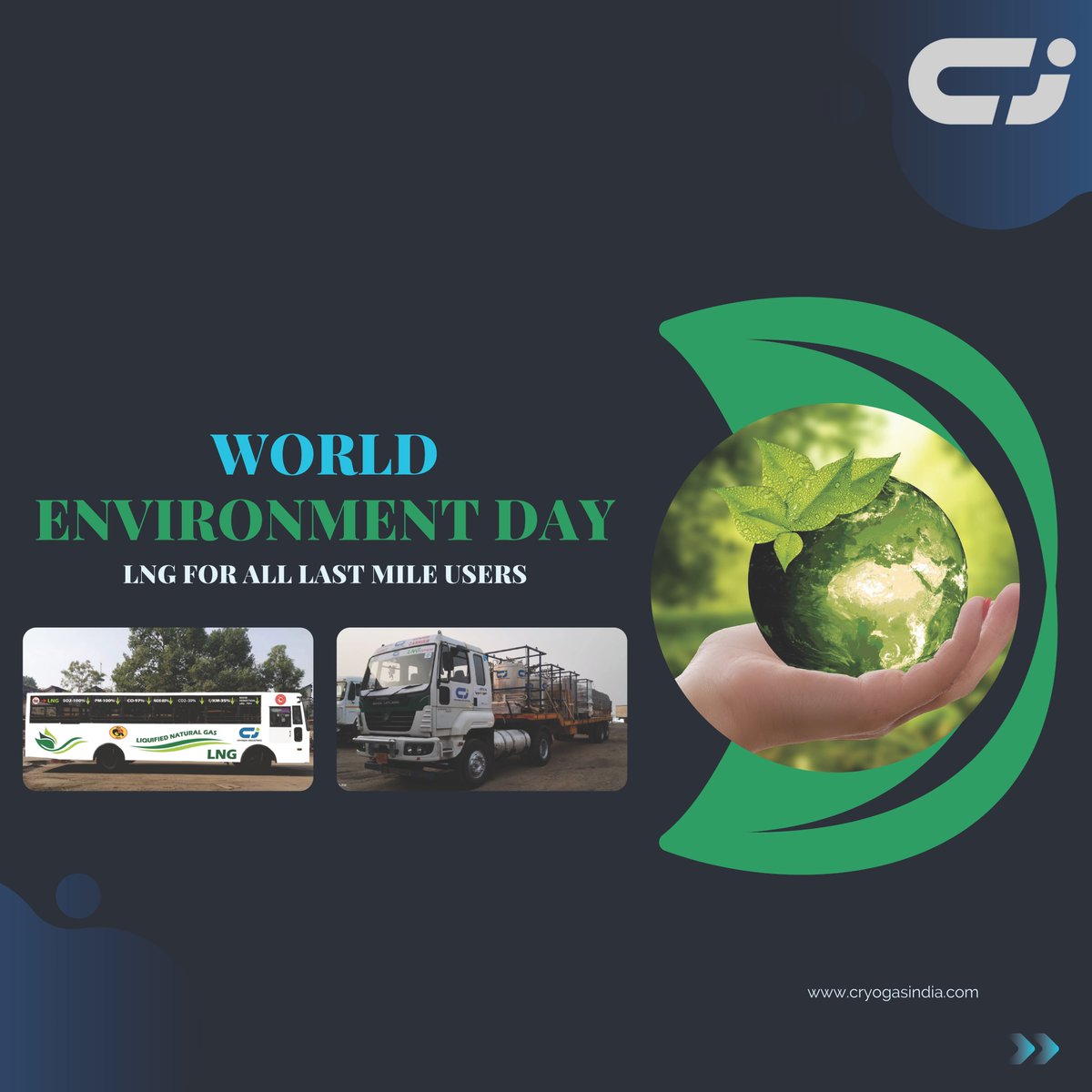 cryogasepl's tweet photo. Celebrating #WorldEnvironmentDay with #CryogasIndustries &amp; group of companies! Join us in embracing sustainability and promoting a greener future. Together, we are committed to making a positive impact on the planet. #GreenFuture #YesToLNG #NoToPollution https://t.co/rE4AiBmNlU https://t.co/JZlvTeNvJV