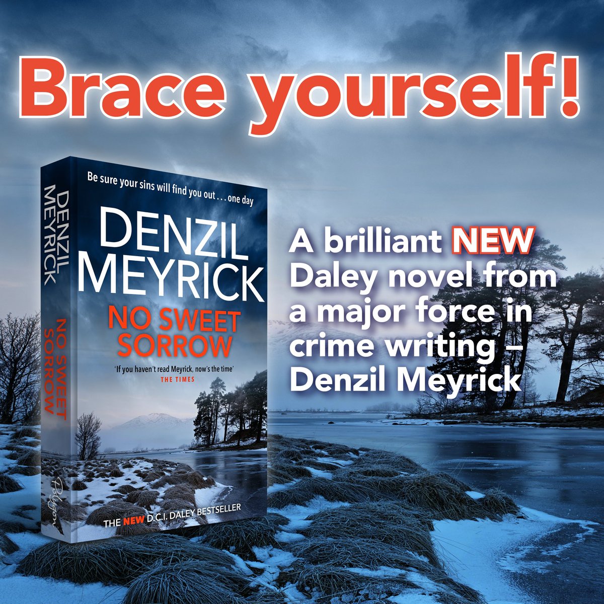 Lochlomonden's tweet photo. ‘Intriguing, unfathomable … Meyrick’s strengths and hallmarks are all present and correct. No Sweet Sorrow doesn’t disappoint’ The Herald. Have you grabbed a copy yet? #DCIDaley 11 #NoSweetSorrow OUT NOW! 💥 #StartTheWeek #MondayMotivation 💥🥃 https://t.co/aDovxxYHQD