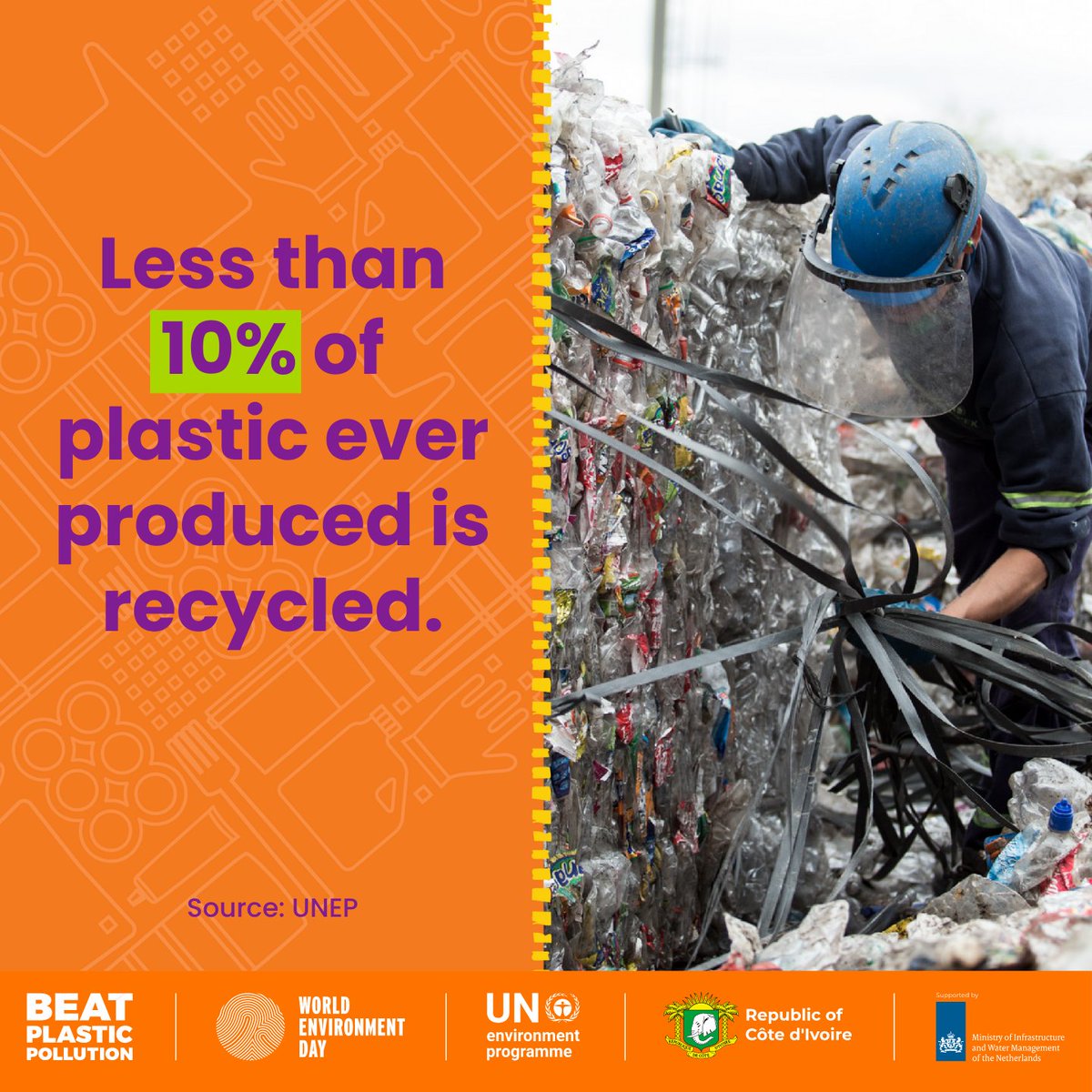 💚It's #WorldEnvironmentDay today! 🌍
Help #BeatPlasticPollution! Make sustainable choices by using reusable shopping bags &amp; water bottles.. and remember to recycle your plastics if you can.
For more climate action tips, visit: ow.ly/tHur50Oy0lV

#WestSussexCimateAction