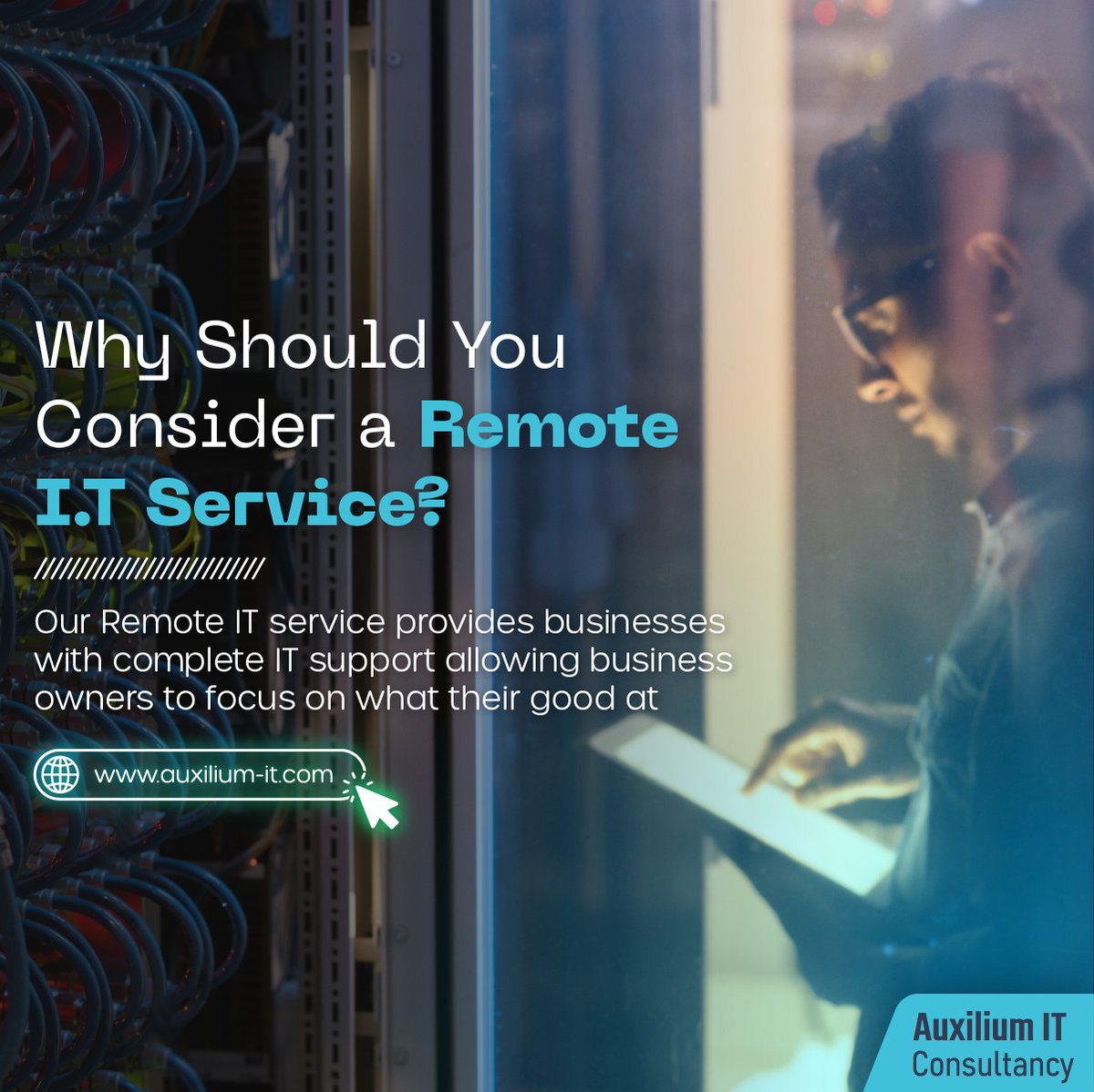 Auxilium_ITC's tweet photo. Why consider Remote IT service? 🤷
We're IT specialists with every one of our engineers having a vast amount of experience. Our remote IT provides companys with complete IT support. The benefits are:
✅Rapid IT issue resolution
✅Reduces your costs
✅Scales your operations https://t.co/pjB5DniYNr