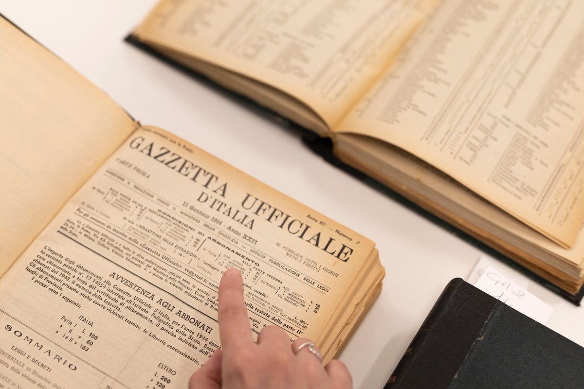 L'Heritage Lab di Italgas racchiude anche una grande raccolta di Gazzette Ufficiali del Regno d’ Italia, nelle quali si trovano tracce di un passato importante. 

In particolare il nucleo delle Gazzette della Repubblica Sociale costituisce una raccolta unica e preziosa per la