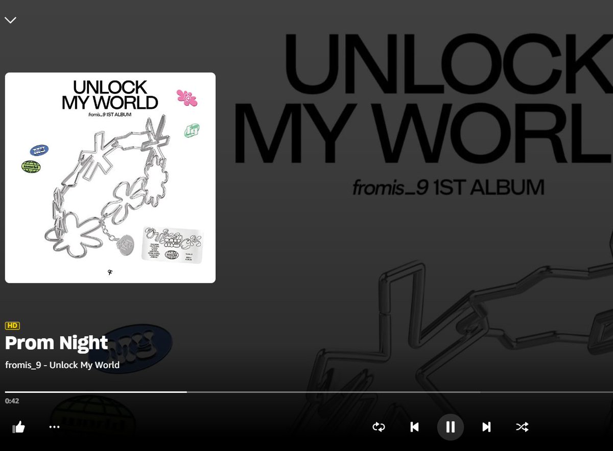 kotokovrsj's tweet photo. Prom Night聞いてみようっと🎧
#fromis_9
#Unlock_My_World
#Prom_Night https://t.co/yzdZipva86