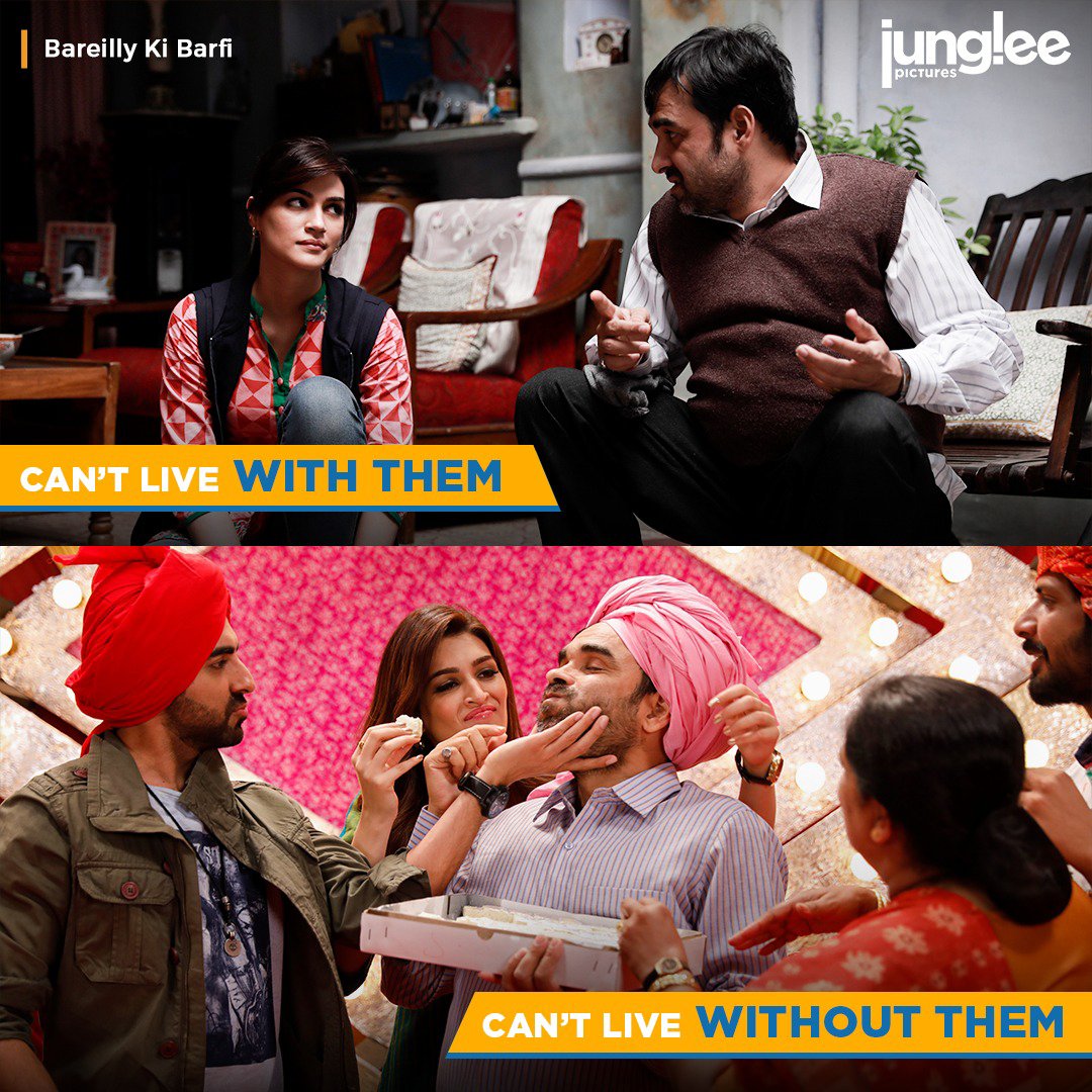 It's an unbreakable bond, bound by love and chaos. ❤️💥🥹

#BareillyKiBarfi #PankajTripathi #KritiSanon #AyushmannKhurrana #JungleePictures 
#familylove #familyiseverything #crazyfamily