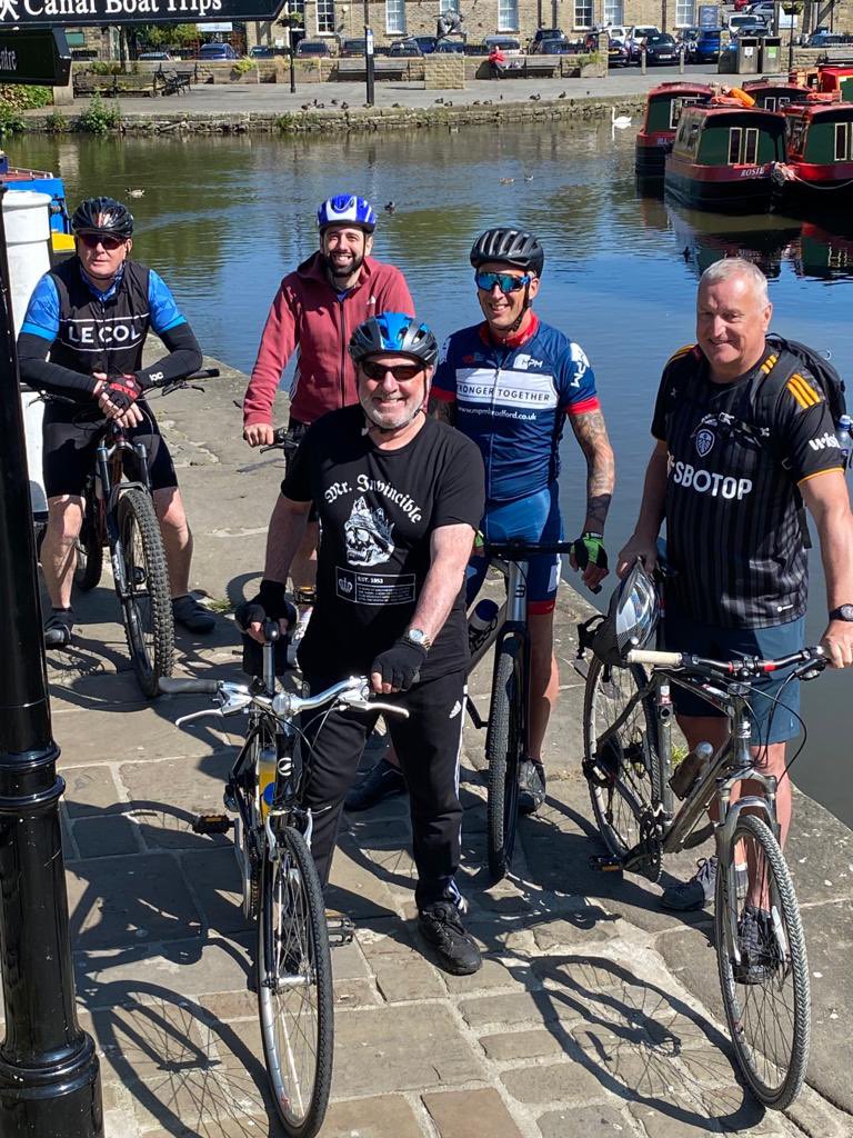 The day of Andy’s Cycle Challenge has arrived! They are setting off from Skipton and heading to Leeds for the finish. There’s still time to support by sponsoring: gofund.me/093ca4b9 Let’s make a difference!