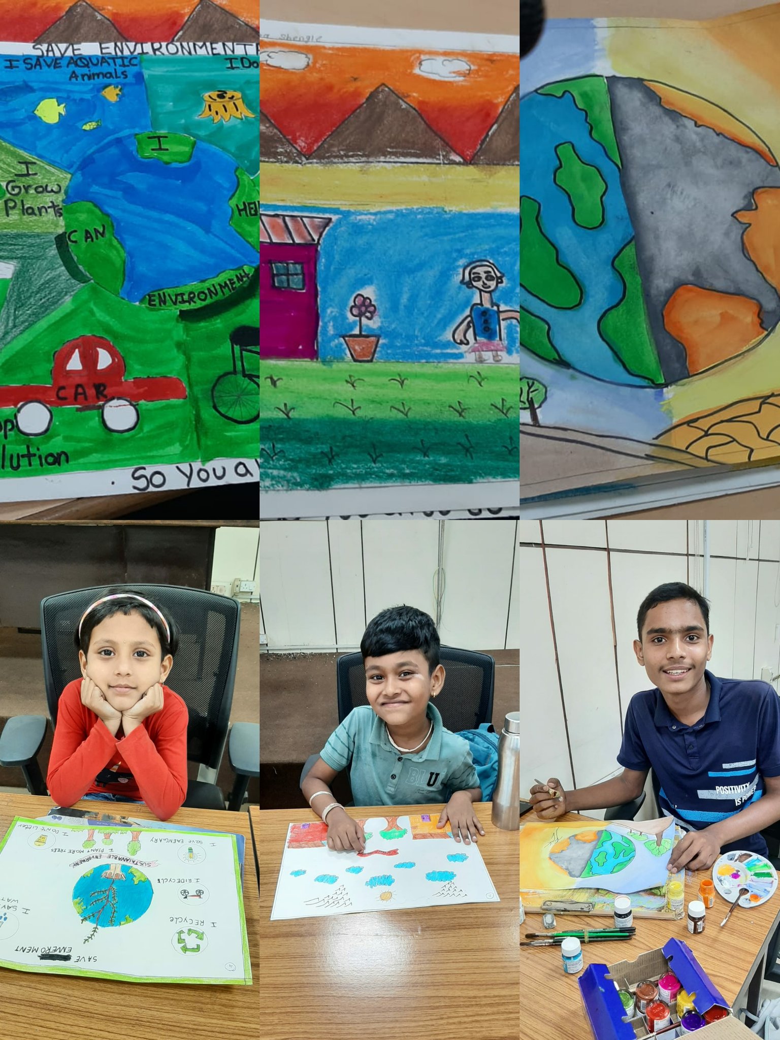 Drawing competition on the 'World environment day' with 545 underprivileged  children