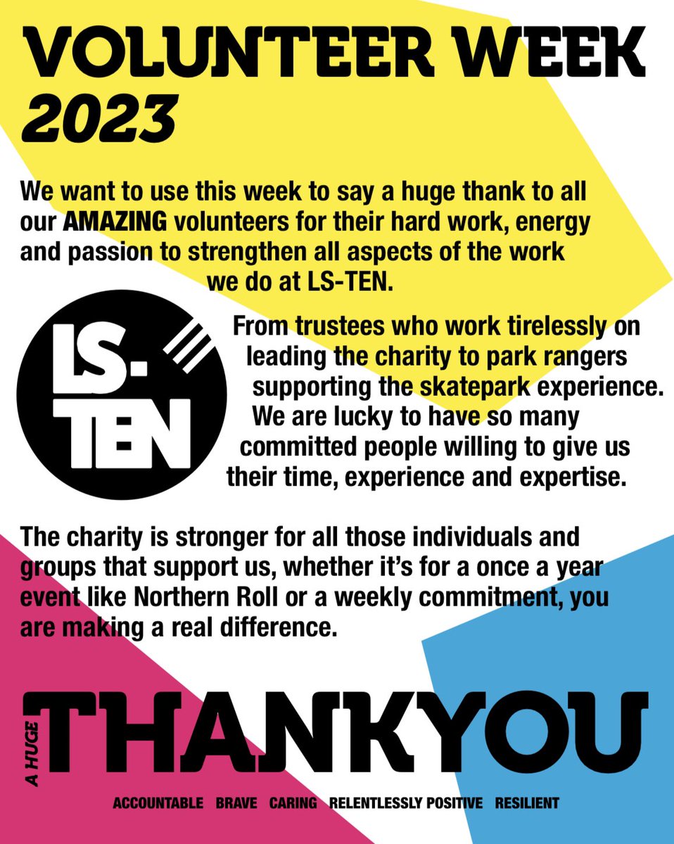 CarlWHarrison's tweet image. A big THANK YOU to the #volunteers at @LSTENLeeds We are lucky to have so many committed individuals providing vital support to the charity. 
I really appreciate the time &amp;amp; effort people give. 
#Volunteerweek2023 #volunteering #charity #Skatepark #Community #Youthwork #Education