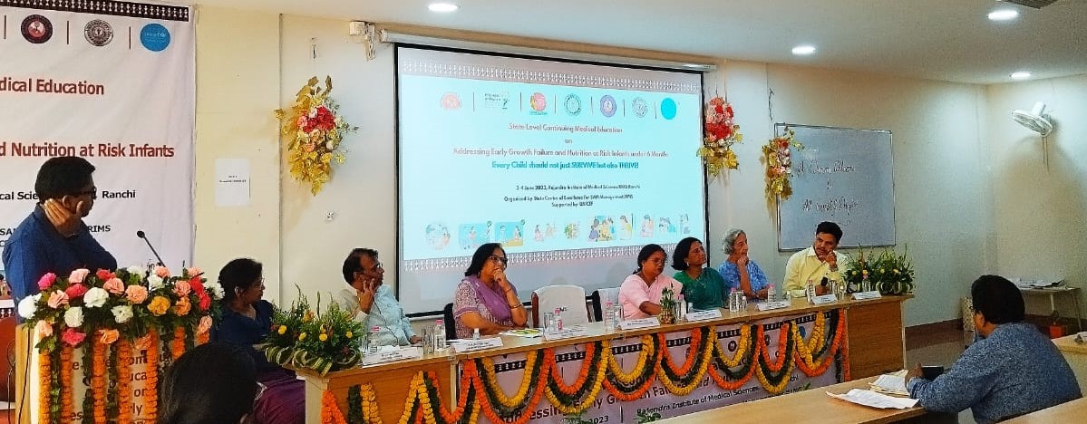 StateRims's tweet image. 2 day CME organised on Addressing Early Growth Failure in infants &amp;lt;6 months to strengthen programs for early identification, prevention, management of infants at nutritional risk with technical support
@POSHAN_Official
@HLTH_JHARKHAND
@NKsch
@RSB_85
@Praveen56489174
@UNICEFIndia