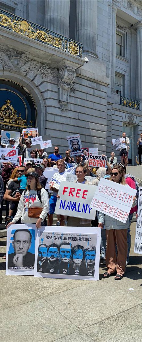 #FreeNavalny San Francisco 
#СвободуНавальному 
#СвободуПолитзаключённым