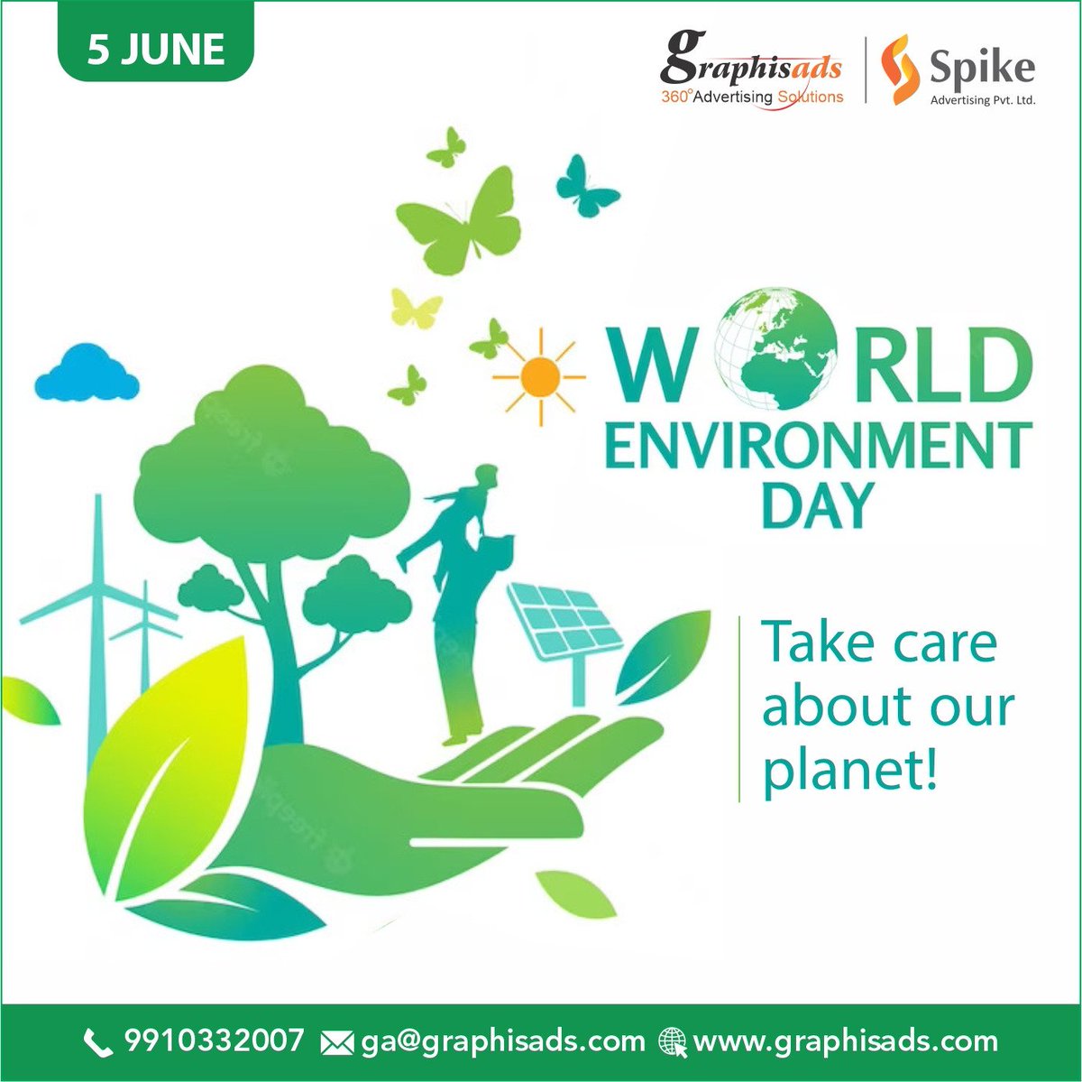 Today and every day, let's be the change for a greener future! Happy World Environment Day! 🌿💙

#BeTheChange #GreenerFuture #WorldEnvironmentDay #SustainableLiving #ProtectOurPlanet #GreenRevolution #NatureFirst #EnvironmentalAction #TogetherForNature #GoGreen