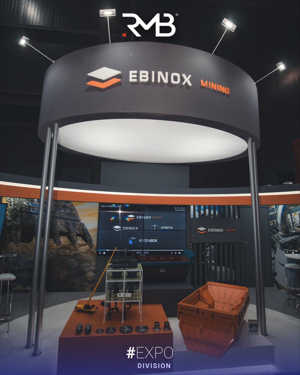 RMBDSolutions's tweet photo. 👷‍♂️ ¡Estrenamos Stand para #Ebinox!

🏔 Fue en la #ExpoArminera organizada por #MesseFrankfurt

#RMB #ExhibitAnywhere #goexpo #exhibit #shop #local #expo #retail #tienda #store #booth #stand #retaildesign #boothdesign #boothbuildings #tradeshow #feria #arquitectura #arquitecture https://t.co/ZFJYHJ7KNu