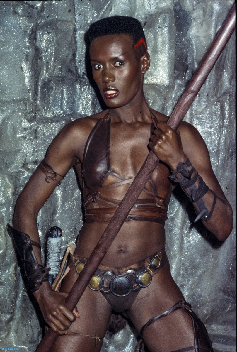 Film_Pics's tweet photo. Grace Jones, Conan le destructeur (1984) https://t.co/Ql7fuFDZIQ