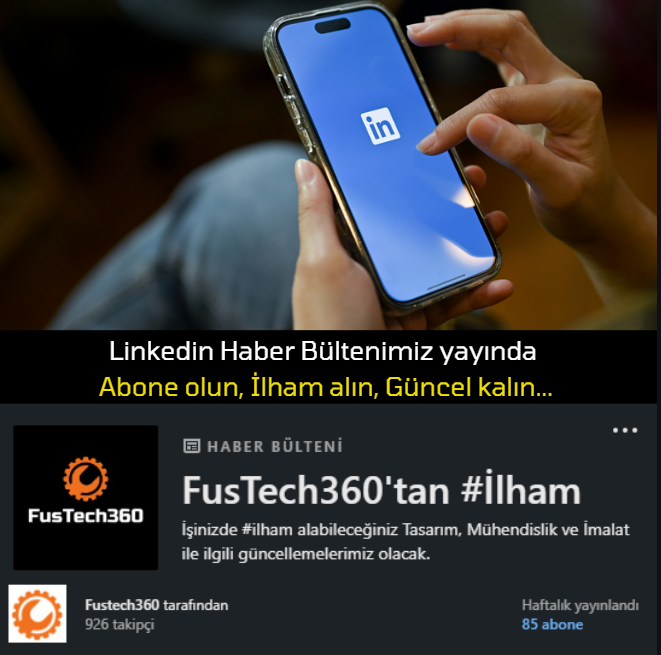 fustech360's tweet photo. Linkedin haber Bültenimiz #FusTech360ilham yayında. 
Abone olmak için: https://t.co/sEzsWELo58
Abone olun, İlham alın, Güncel kalın.

#bülten #linkedinbülten #linkedinnewsletter #fusion360 #teknoloji #tasarım #analiz #mühendislik #imalat #görselleştirme #iş https://t.co/CUqnvSNz0E
