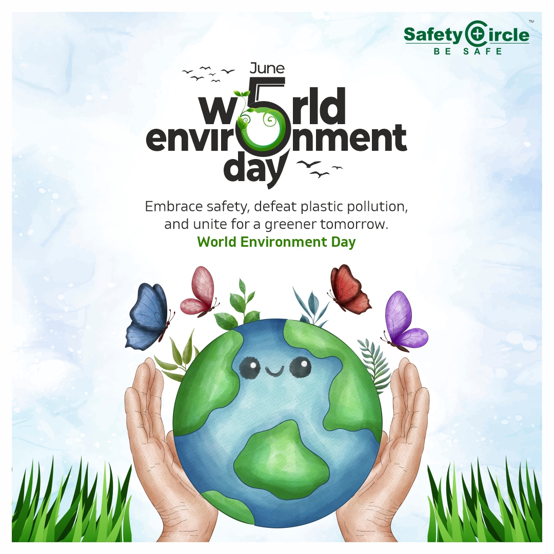 Happy #WorldEnvironmentDay! 🌎 Let's unite in making our planet a safer place for generations to come. Together, we can create a sustainable future and protect the environment. Join the conversation and share your ideas on building a safer world!