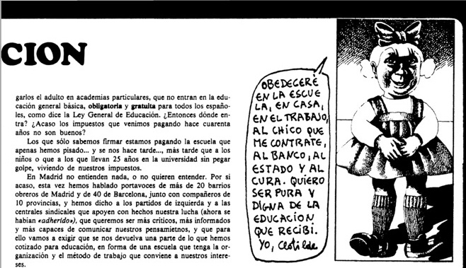 tío los editores de las revistas de los 70 no le tenían miedo a nada

Ajoblanco: