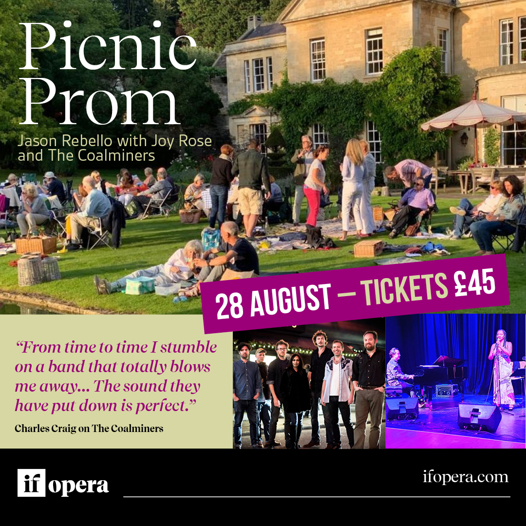 Our friends @if_opera have a great line up for their August Bank Holiday Weekend Picnic Prom this year. Don't miss seeing @Jasrebello joined by vocalist @joyrosemusic & 7 piece band The Coalminers. Tix and full info at: ifopera.com/picnic-prom-20…