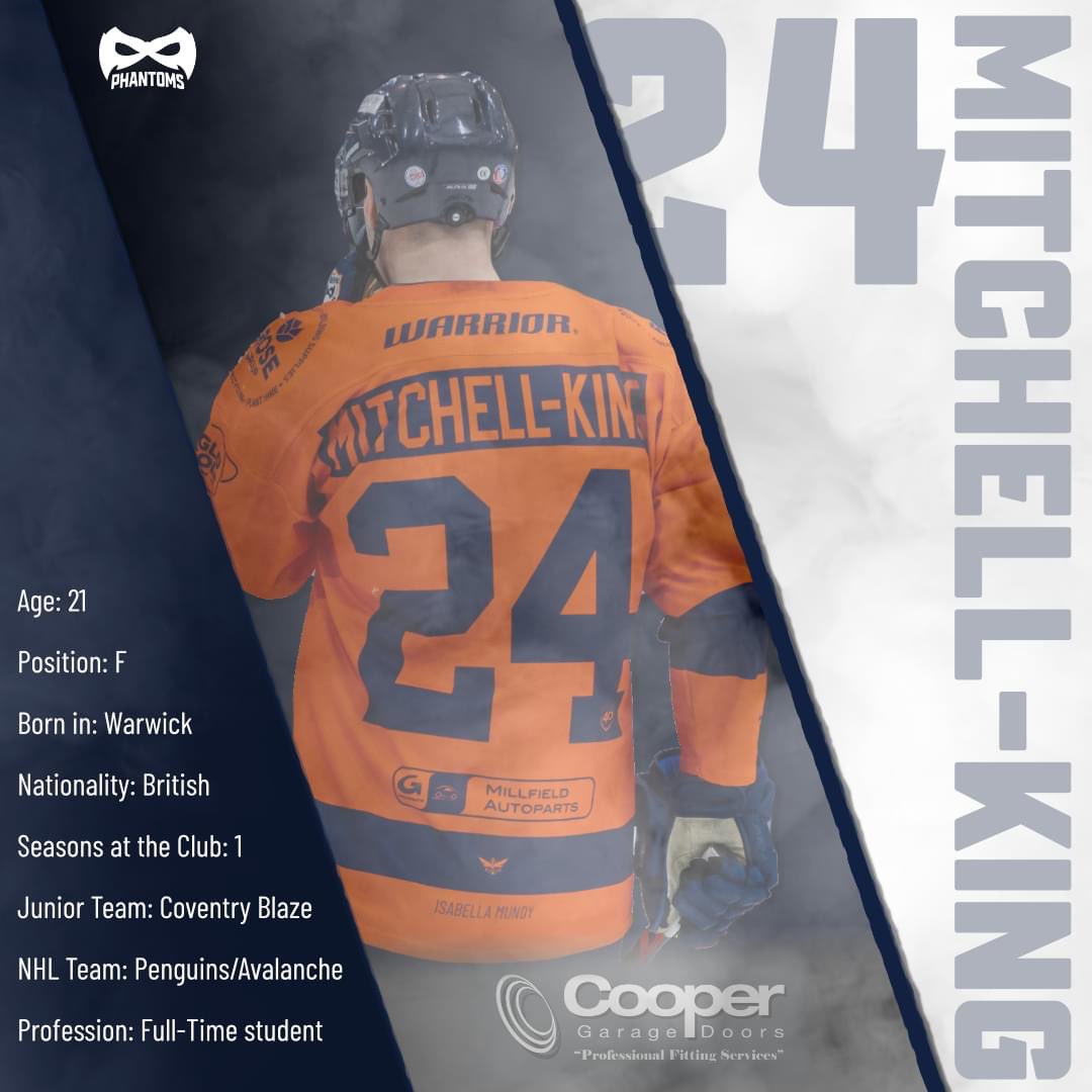 👻Our latest signing...
#24 Austin Mitchell-King 

#WeArePhantoms