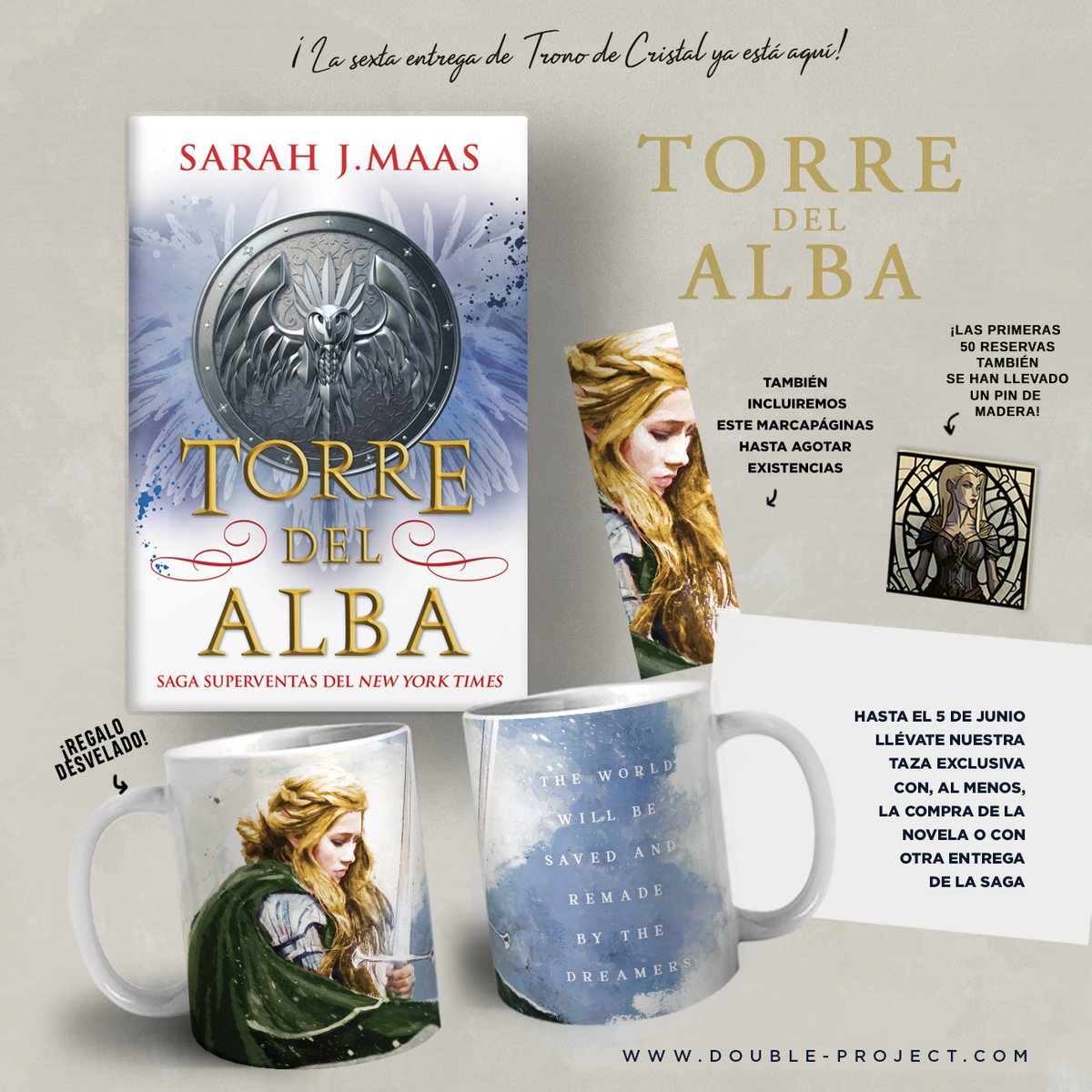 Teníamos demasiadas ganas de enseñar la promoción de "Torre del alba" y hoy es el día. Hay celebraciones que nos gustan y esta, sin lugar a dudas, es de nuestras favs double-project.com