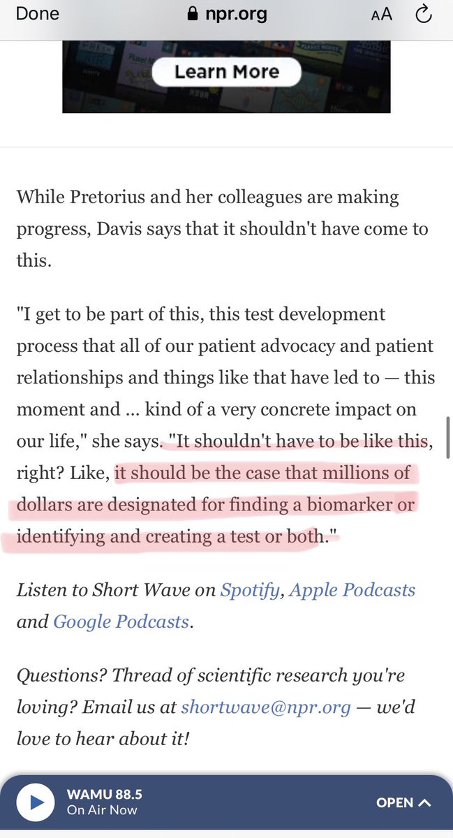 SixandLaura's tweet image. “It shouldn’t have to be like this.” 

#microclots #amyloid #testing_limitations #LongCovid 

npr.org/2023/05/10/117…