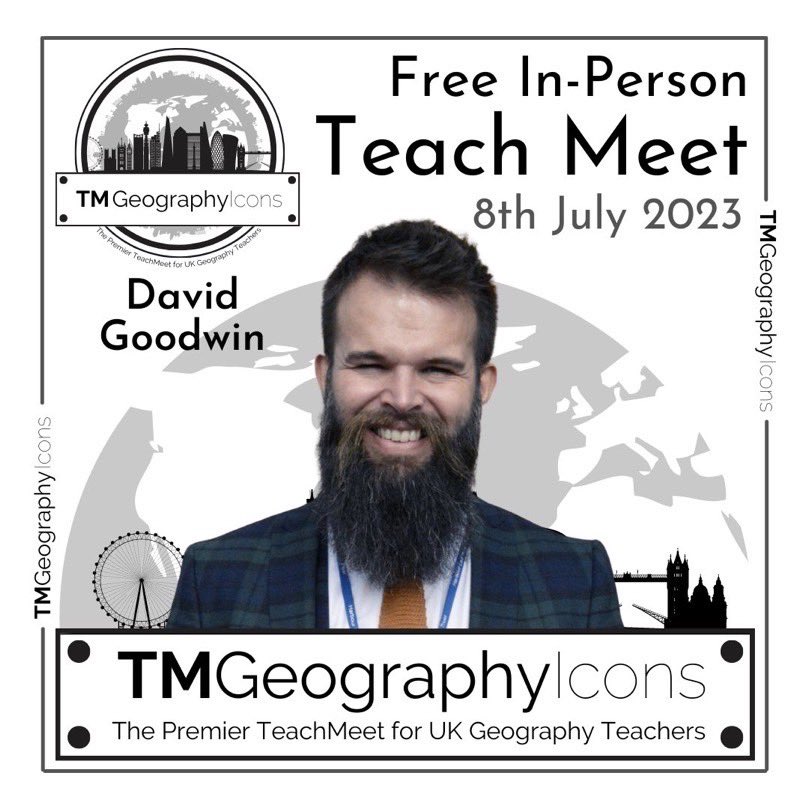 TTRGeog's tweet photo. New half term ☀️ 🌍 means more announcements to follow this week for our face to face #TMGeogIcons event in July… I wonder who else will be joining @DipoFaloyin @m_chiles @MrGoodwin23 @msaldrgeog @DobbieTeaches @HelenPipe_1 @Jennnnnn_x 🤔 

#geographyteacher #teacher #Geography https://t.co/l2P9BqF3LE