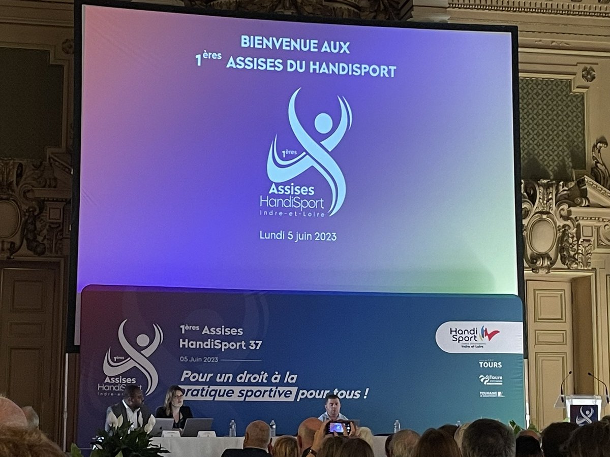 Assises du #HandiSport37, une mobilisation pour permettre à tous une pratique sportive, inclusive et solidaire. La ville de #Chambray-lès-Tours  signataire de la Charte @mkmoulay <a href="/RCValdeLoire/">Région Centre-Val de Loire</a> <a href="/FFHandisport/">FFHandisport</a>