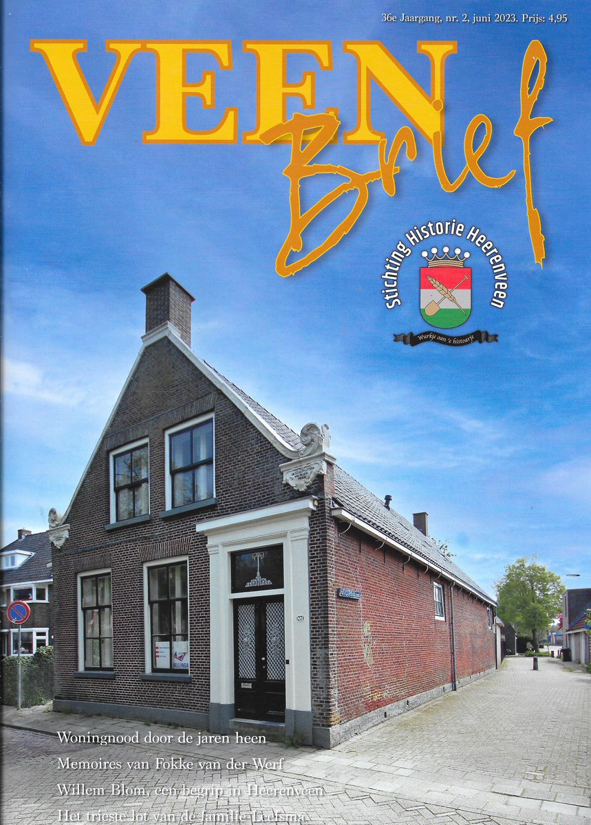 Het juni-nummer van de Veenbrief ligt weer bij de verkoopadressen (#BinnertOverdiep, <a href="/PrimeraLucienne/">Primera Lucienne</a>, @HotelTjaarda en <a href="/MuseumHveen/">Museum Heerenveen</a>). U leest o.a. een interview met Willem Blom, jarenlang het markante gezicht van het <a href="/PosthuisTheater/">Posthuis Theater</a> in #Heerenveen.