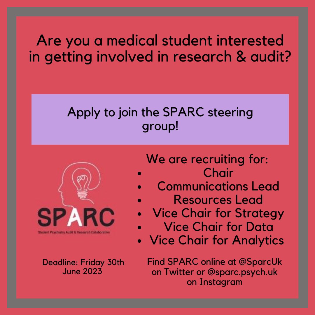 Student Psychiatry Audit & Research Collaborative tweet media