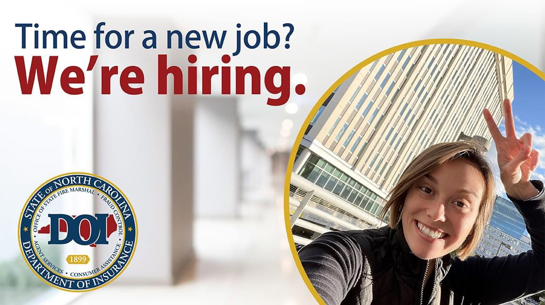 NC Department of Insurance on Twitter "LAST DAY TO APPLY! We're hiring