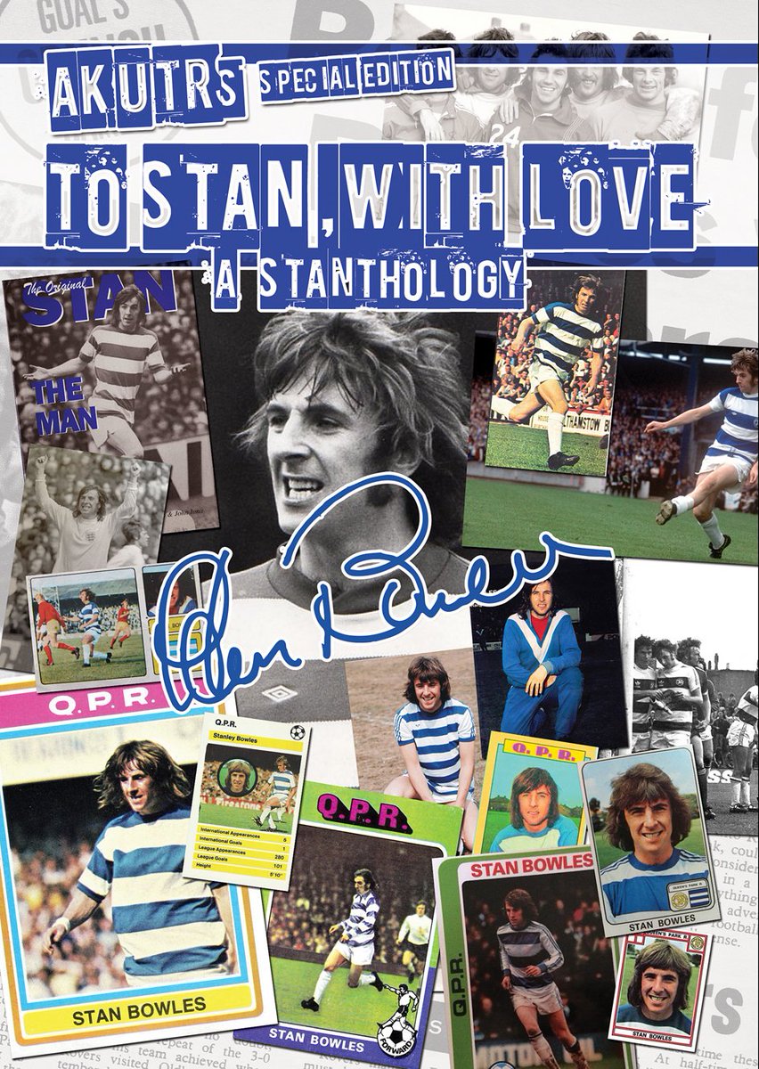 As promised, we have now digitalised our 80-page tribute to Stanley Bowles from 2016 - and you can access it as a flipbook for FREE, and even download it as a pdf.

Please retweet this far and wide!

For access to it and general details of AKUTR's, visit
akutrs.com