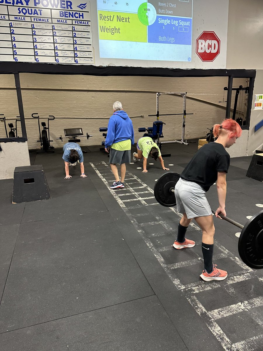 LadyJay_CoachA's tweet photo. The high school girls kicked off summer weights &amp; conditioning bright and early this morning! So proud of these athletes and super impressed with the hard work that was shown. What a great way to set the tone for the rest of the summer! @USD360_Caldwell https://t.co/2dBsUmiwEt