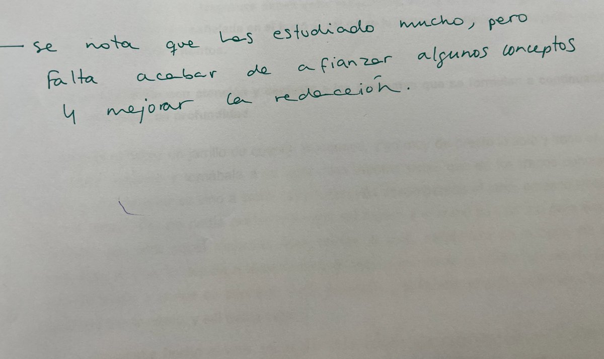 menos mal que se nota